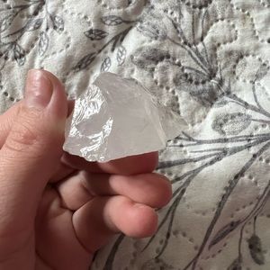 Clear quartz raw crystal